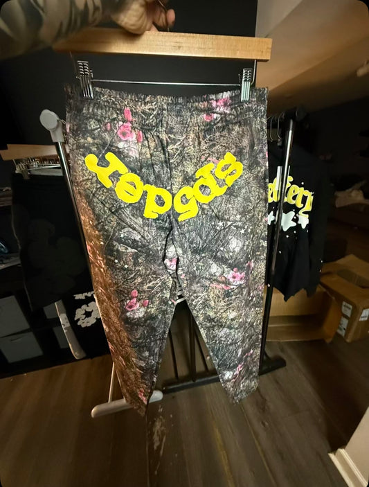 CAMO SP4DER PANTS