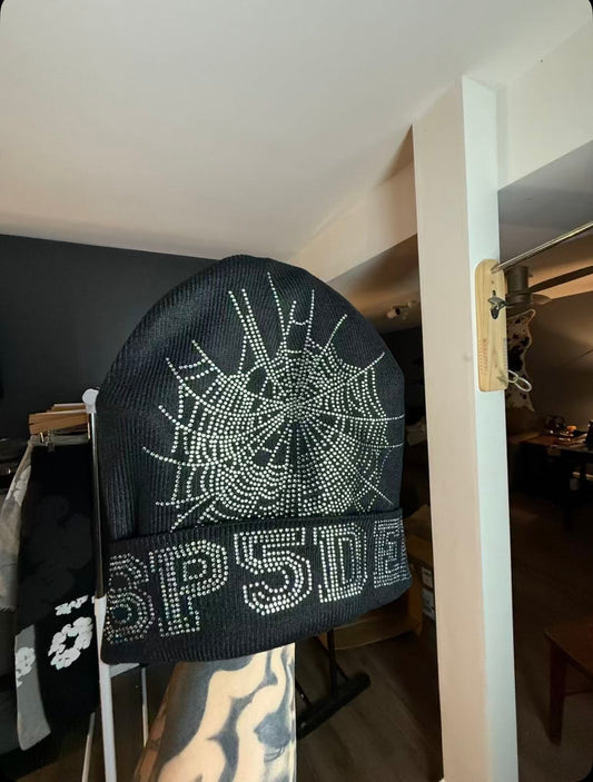 BLACK & WHITE SP4DER BEANIE
