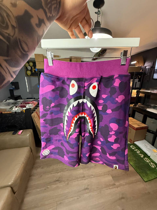 PURPLE B4PE SHORTS
