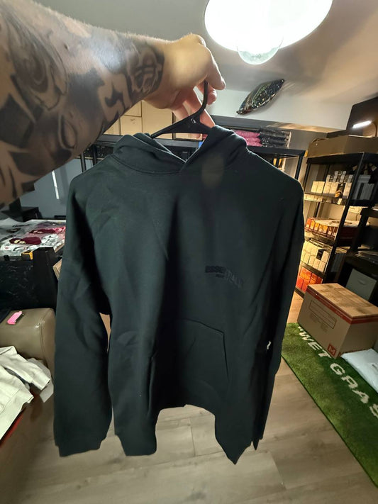 BLACK ESS3NTIALS HOODIE