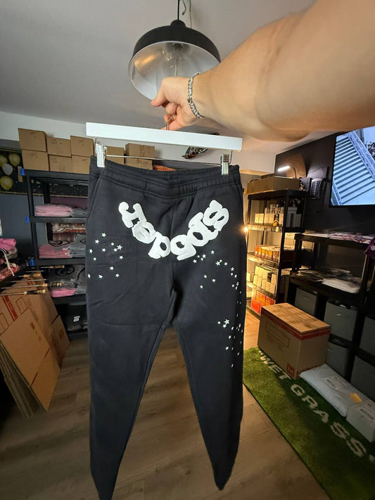 BLACK & WHITE SP4DER PANTS