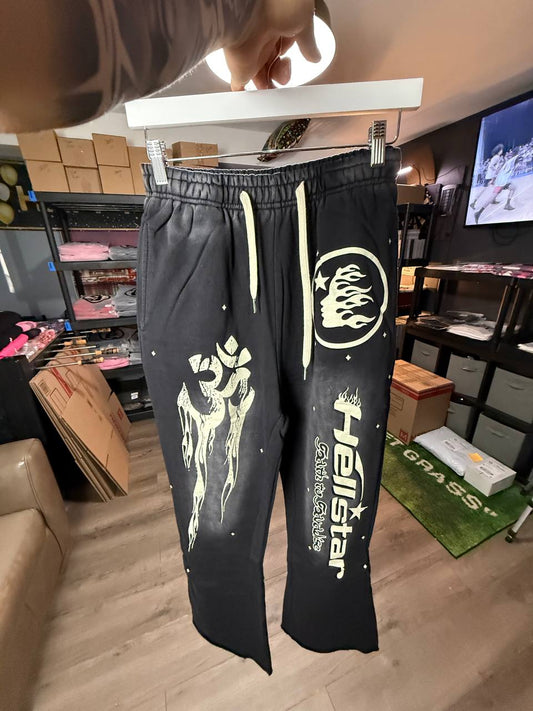 BLACK & WHITE H3LLSTAR PANTS