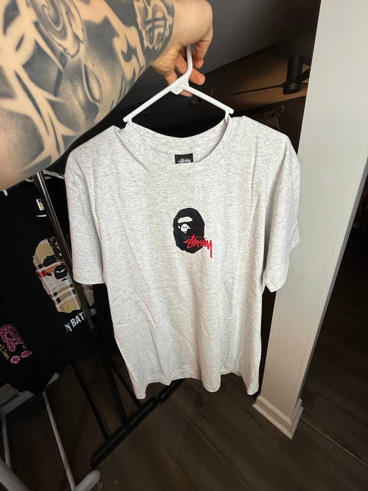 GREY STUSCY x B4PE TEE