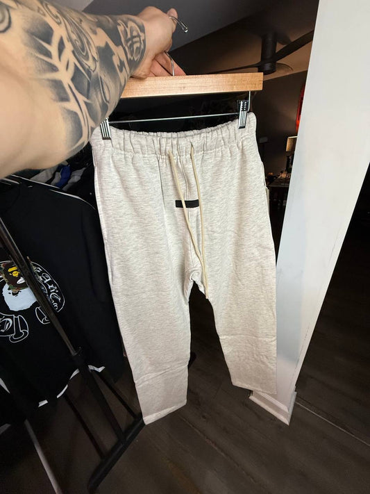 LIGHT GREY ESS3NTIALS PANTS